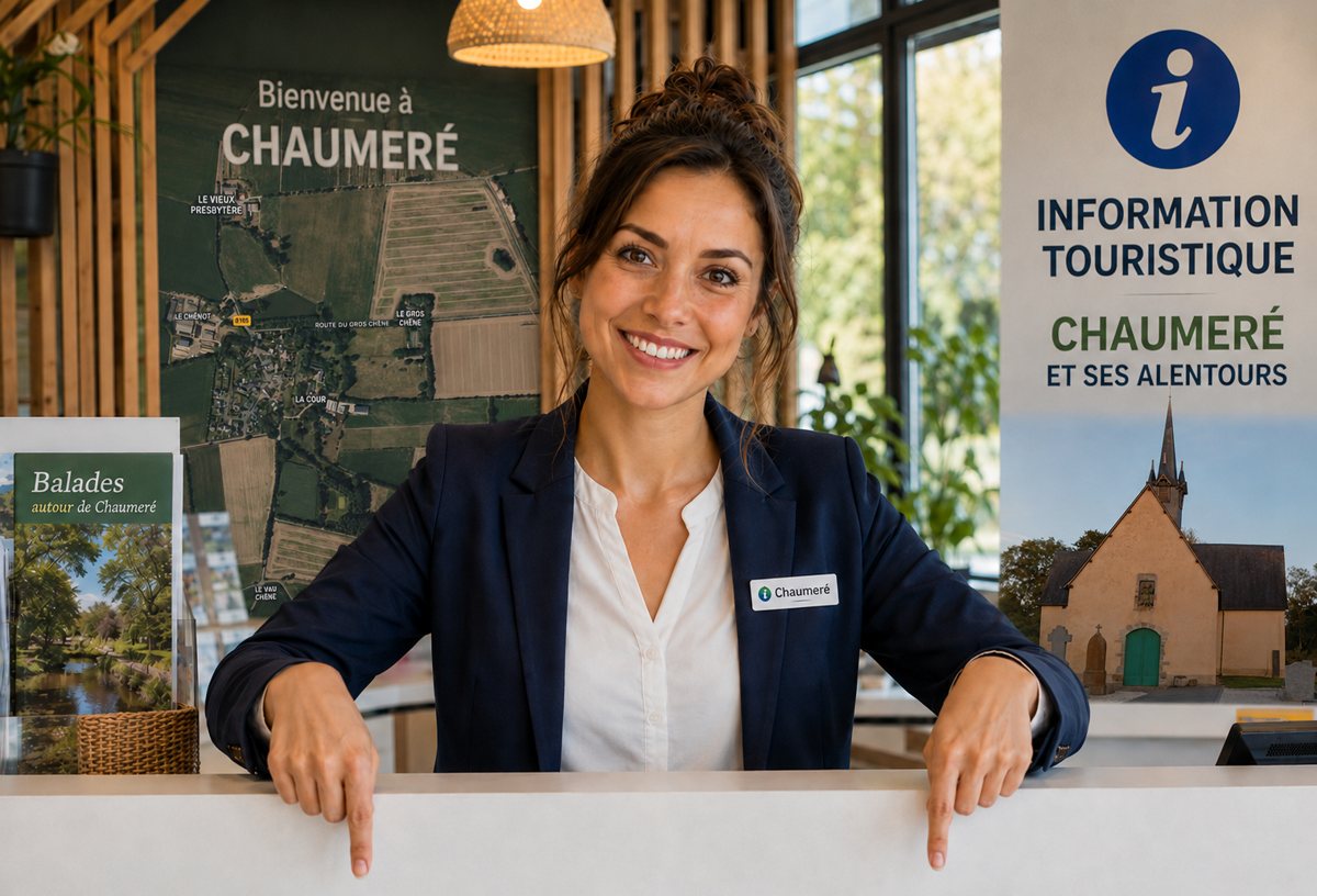 Accueil touristique de Chaumeré (illustration générée par IA)